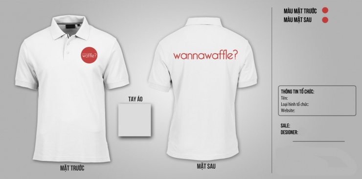 Mẫu áo đồng phục WAFFLE U4784